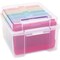 7 Pieces 4 x 6 Inch Photo Storage Box with 6 Inner Cases, Plastic Box for Stickers, Crafts, Seeds, Art Supplies, Craft Organizers and Storage for Home, School, Classroom